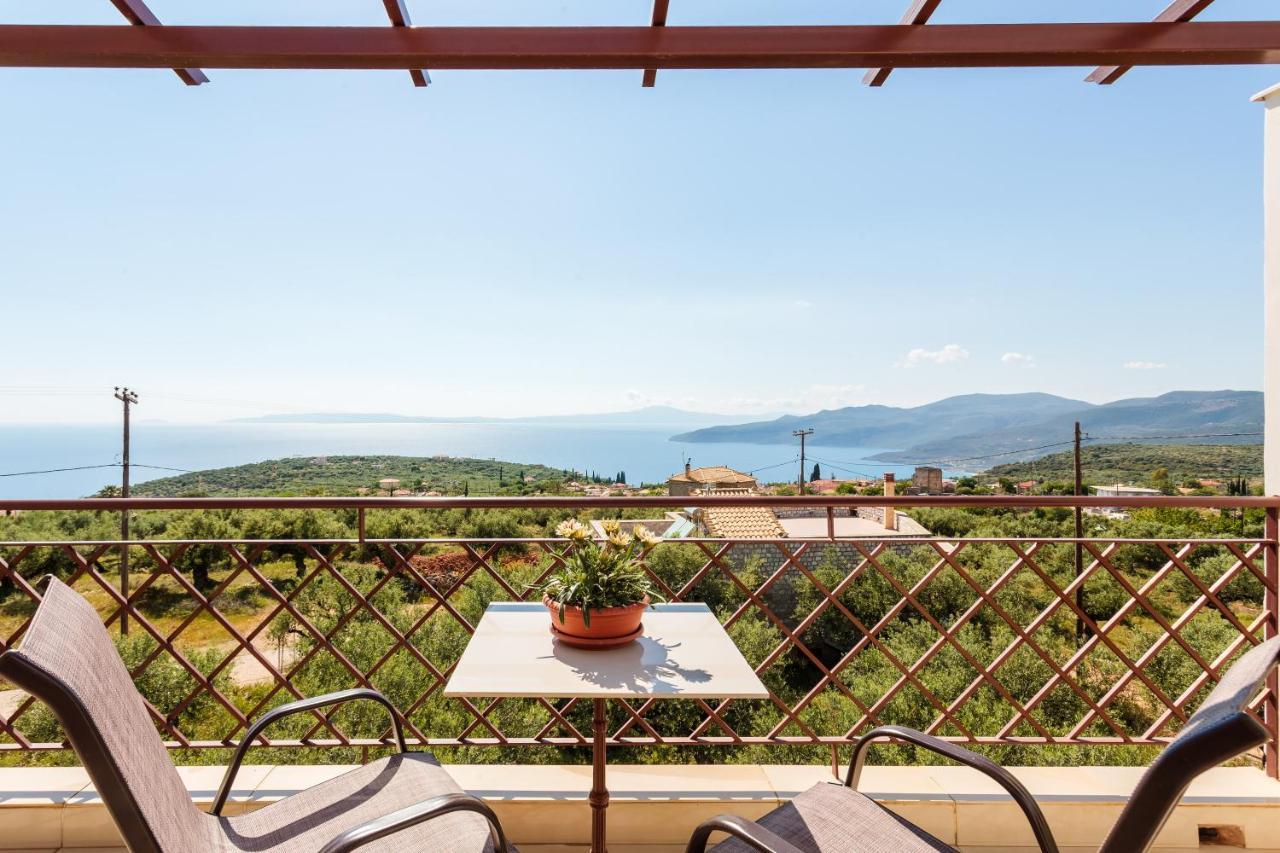 Villa Armonia, Sunset View And Relaxing Beach Vibe Proástion Eksteriør bilde