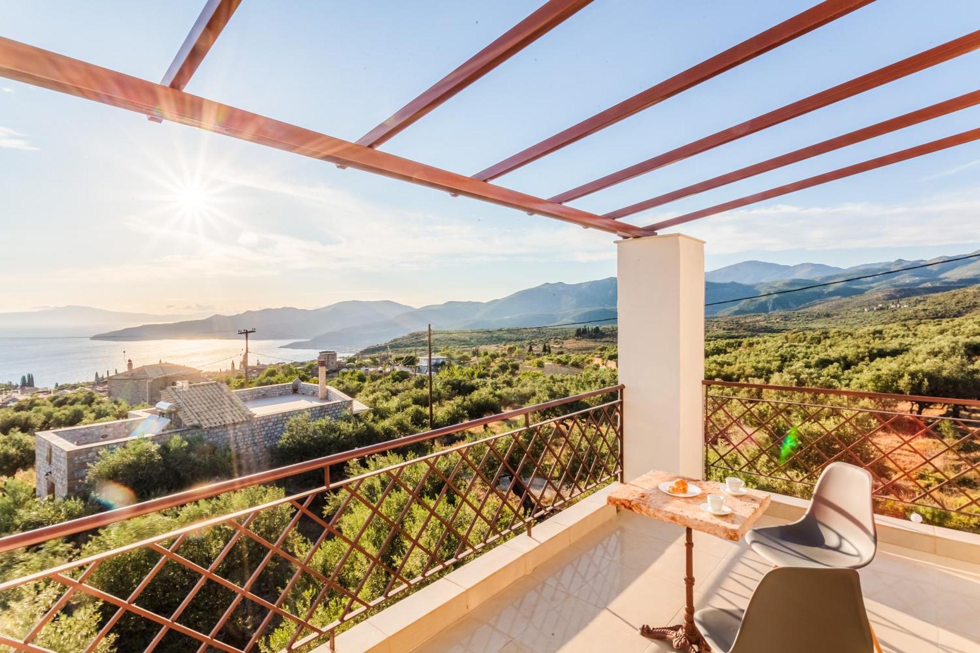 Villa Armonia, Sunset View And Relaxing Beach Vibe Proástion Eksteriør bilde