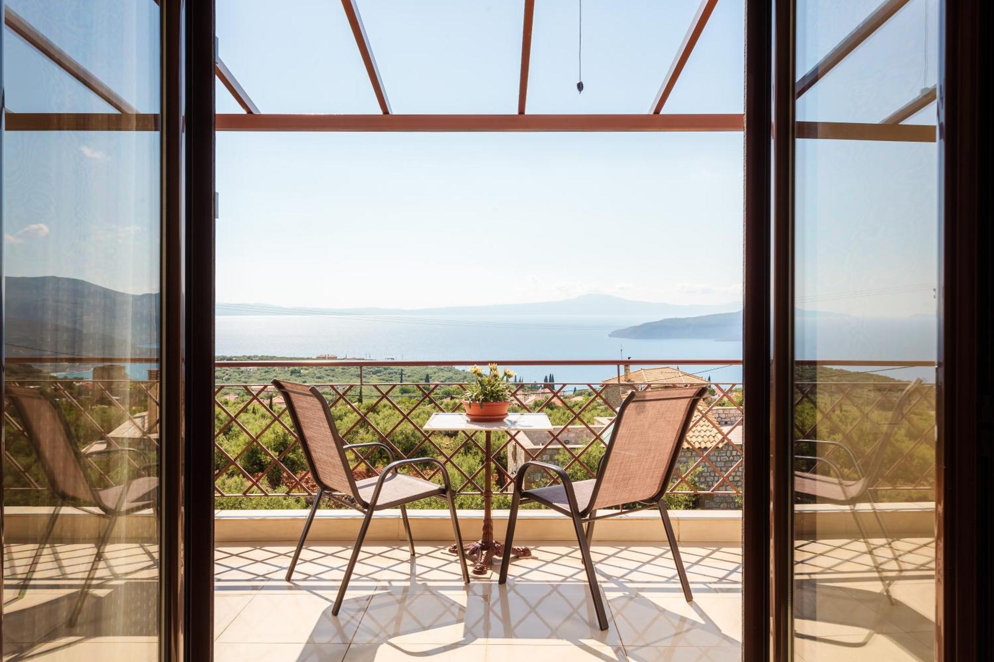 Villa Armonia, Sunset View And Relaxing Beach Vibe Proástion Eksteriør bilde