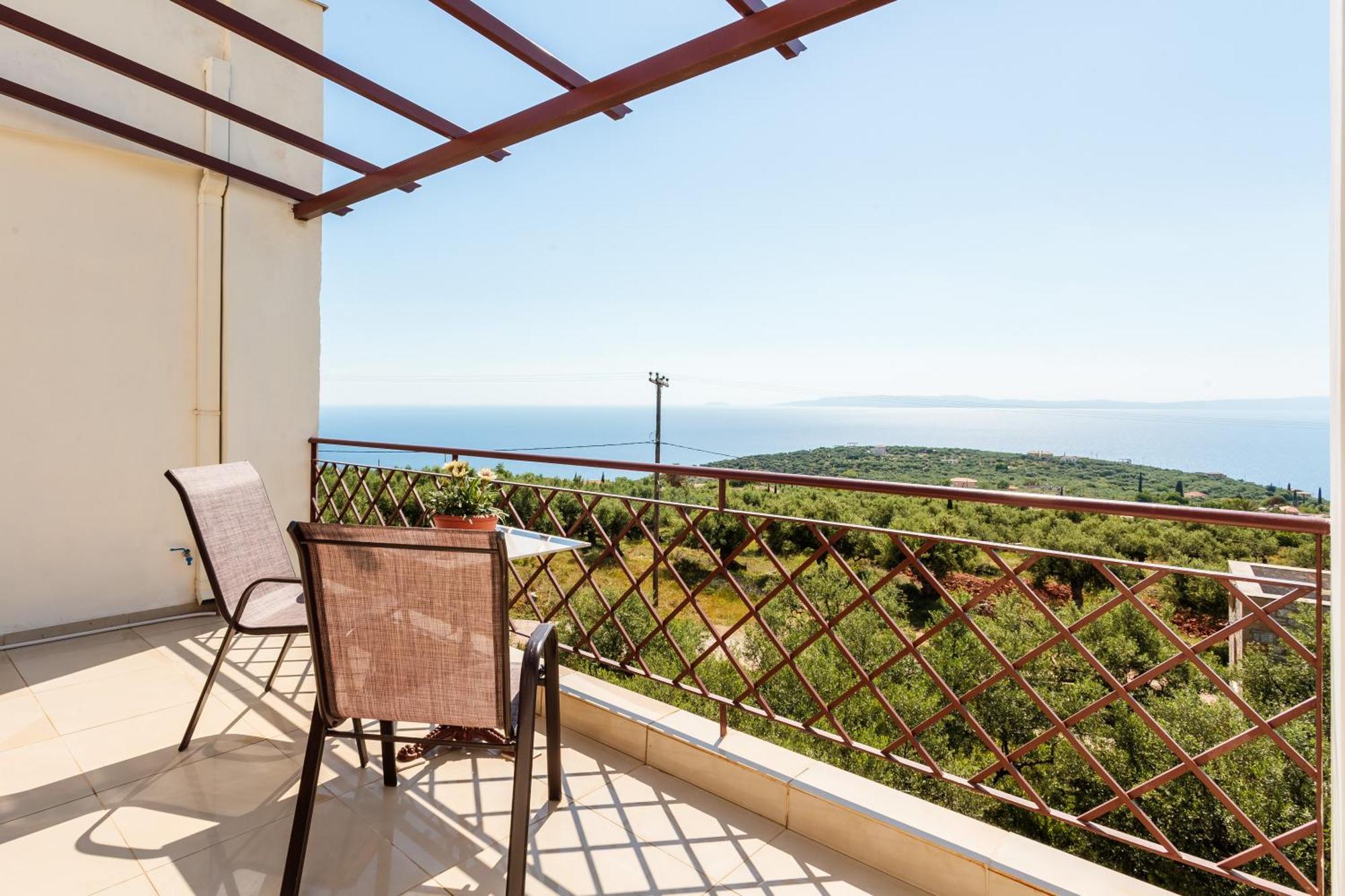 Villa Armonia, Sunset View And Relaxing Beach Vibe Proástion Eksteriør bilde